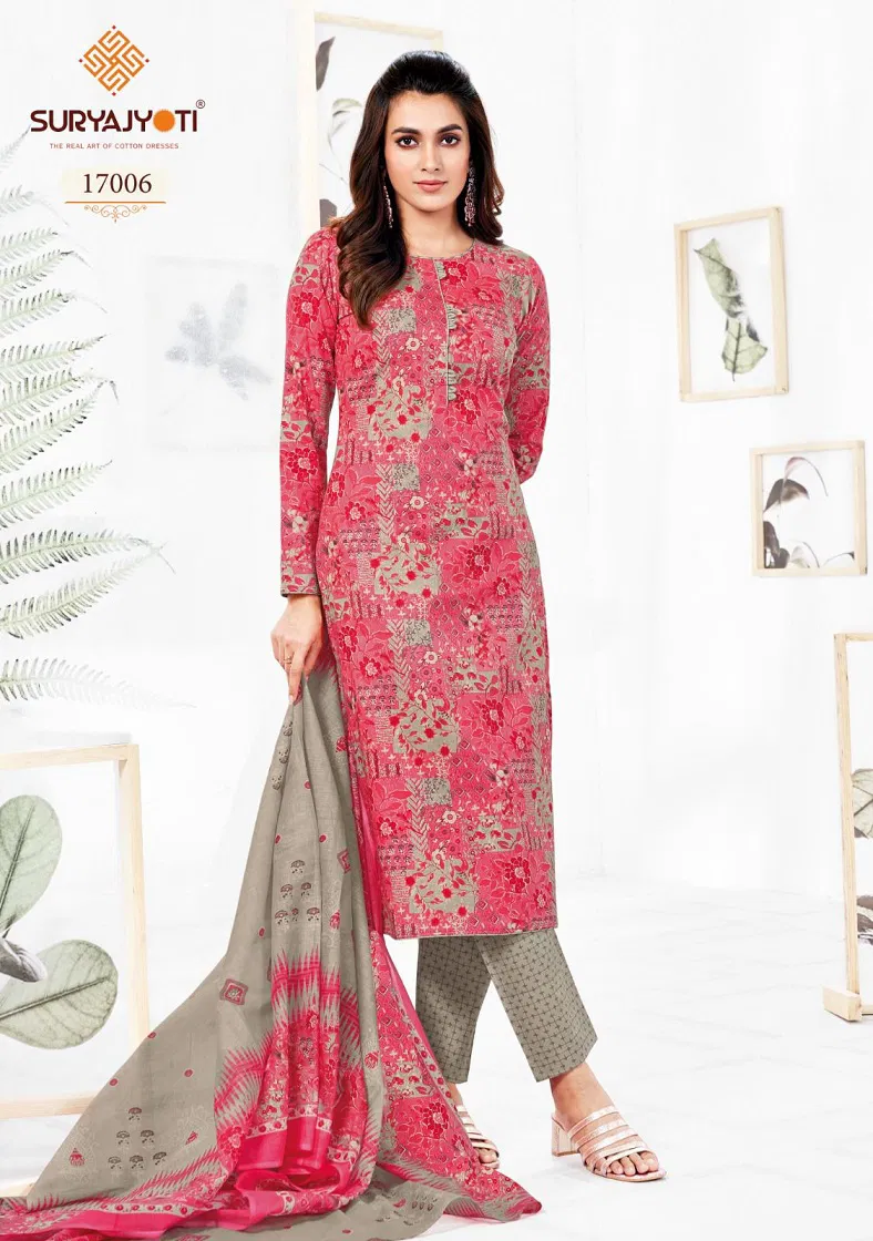 Zion Cotton Vol 17 By Suryajyoti Cotton Printed Readymade Dress Wholesale Shop In Surat
